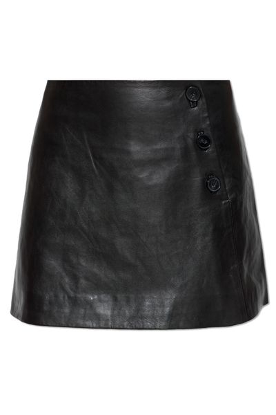 Iro Rebelle Short Leather Skirt