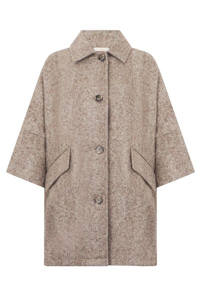 Fedeli Single-Breasted Short Coat