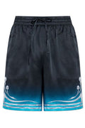 Casablanca Logo Printed Elastic Waist Shorts
