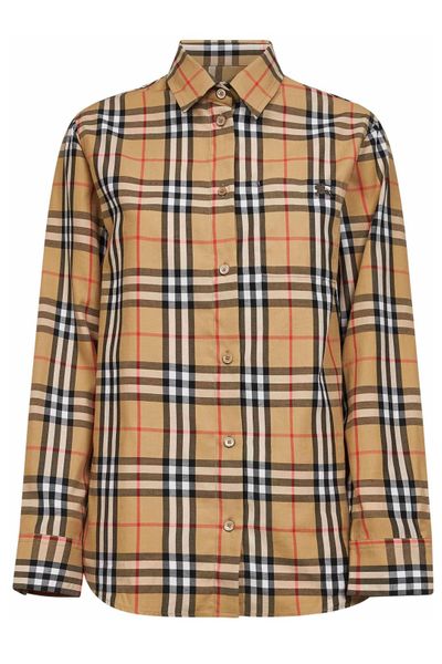 Burberry EKD Embeoidered Checked Shirt