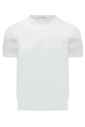 Givenchy Logo Short Sleeve Knitted Top