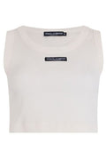Dolce & Gabbana Ribbed Cropped Tank Top