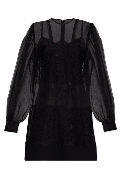 Dolce & Gabbana Lace Inlay Mini Dress