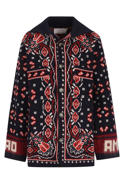 Giada Benincasa Cortina Lover Jacquard Cardigan