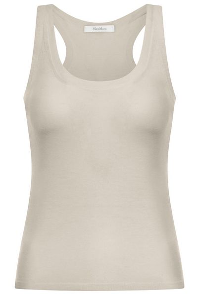Max Mara Straight Hem Sleeveless Top