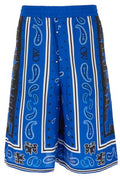 Off-White Bandana Printed Straight Hem Shorts