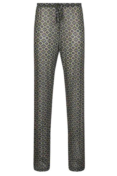 Dries Van Noten Patterned Drawstring Pants