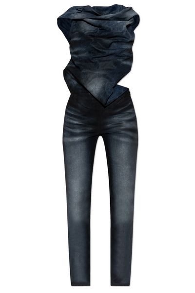 Diesel De-Clodia-Fsg Denim Jumpsuit
