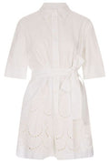 P.A.R.O.S.H. Short-Sleeved Belted Jumpsuit