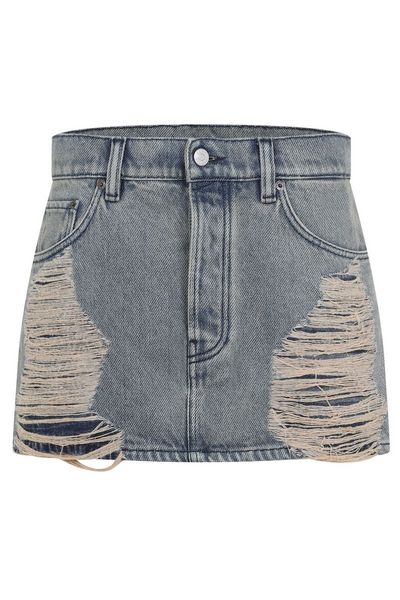 Acne Studios Distressed Mini Skirt