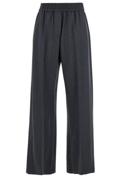Brunello Cucinelli Side-Pocketed Wide-Leg Pants