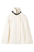 Lanvin Funnel Neck Short Coat
