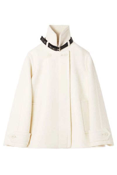 Lanvin Funnel Neck Short Coat