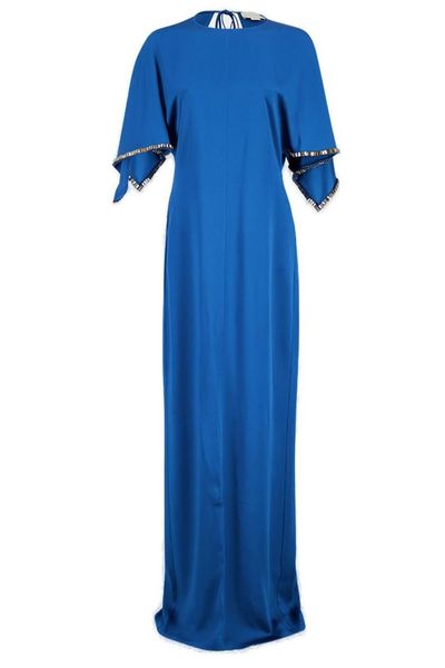 Stella McCartney Embellished Handkerchief Maxi Dress