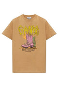 Ganni Graphic Printed Crewneck T-Shirt