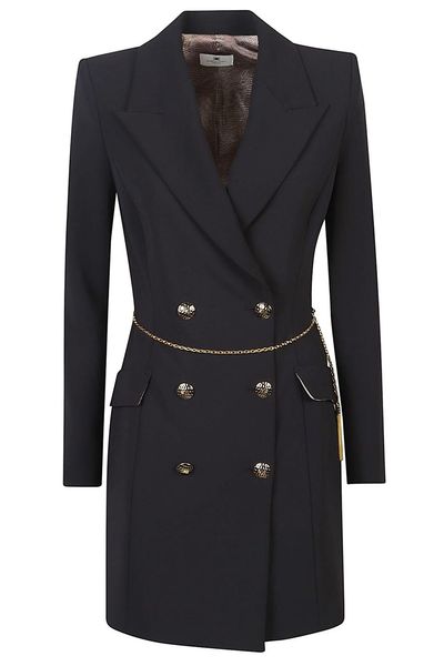 Elisabetta Franchi Chain Lightweight Crêpe Dress