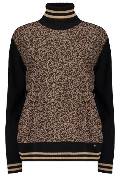 Herno Patterned Turtleneck Knitted Sweater