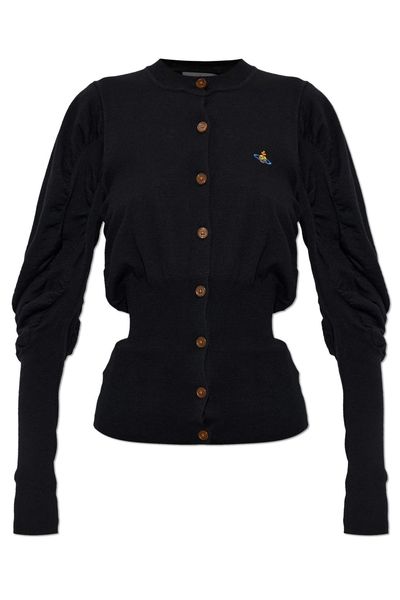 Vivienne Westwood Eli Ruched-Sleeve Cardigan