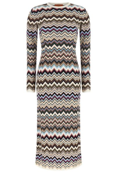 Missoni Zigzag Knit Midi Dress