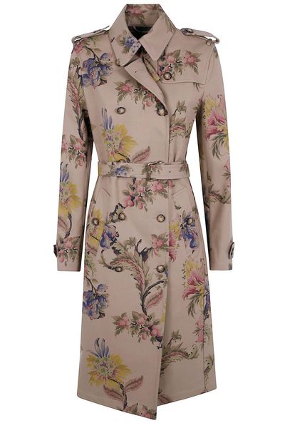 Etro Floral Belted Coat