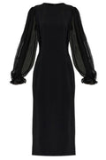Dolce & Gabbana Puff Sleeved Midi Dress