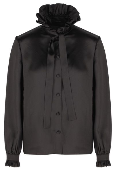 Gucci Bow Detailed Long-Sleeve Shirt