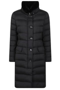 Moorer Buttoned High-Neck Down Coat