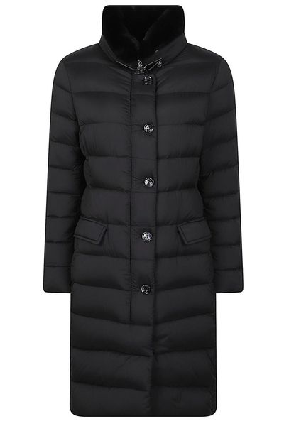 Moorer Buttoned High-Neck Down Coat
