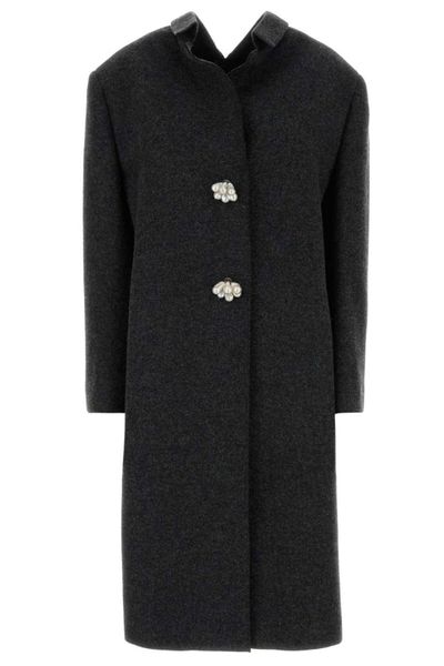 Prada Shetland Long Coat