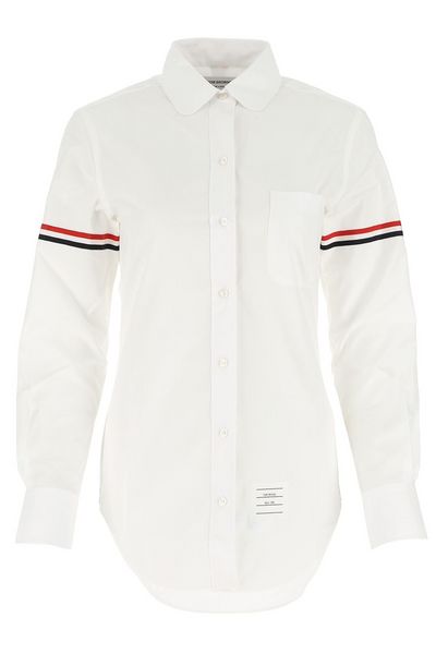 Thom Browne RWB Stripe Detailed Buttoned Shirt