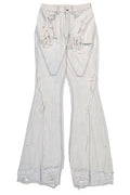 Rick Owens DRKSHDW Distressed Slivered Bootcut Jeans