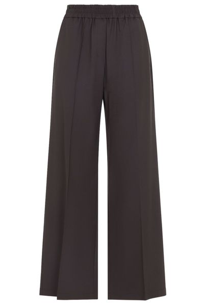 Brunello Cucinelli Elasticated Waistband Wide-Leg Pants