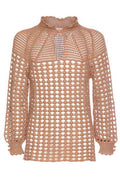 Valentino Crochet High Neck Jumper