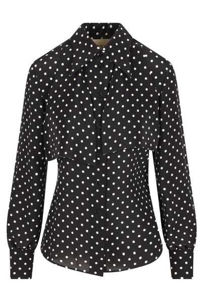 Valentino Polka Dot Printed Button-Up Shirt