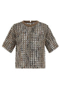 Brunello Cucinelli Short Sleeved Knitted Top