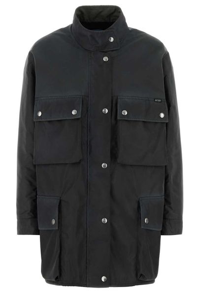 Prada Flap-Pocket Coat