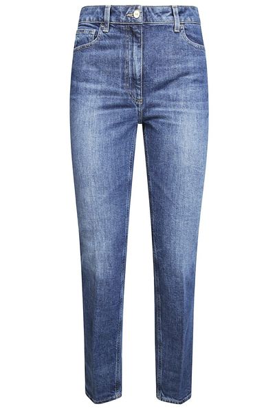 Elisabetta Franchi Tapered-Leg Slim Fit Jeans