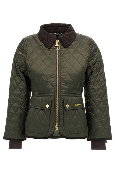 Barbour Logo Embroidered Quilted Jacket