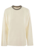 Brunello Cucinelli Crewneck Ribbed Knitted Jumper
