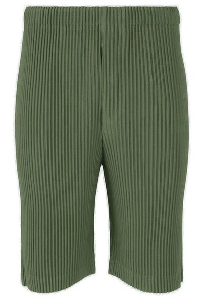 Homme Plissé Issey Miyake Color Pleats 2 Straight Leg Shorts