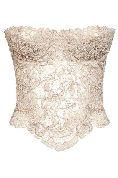 Ermanno Scervino Lace Bustier Top