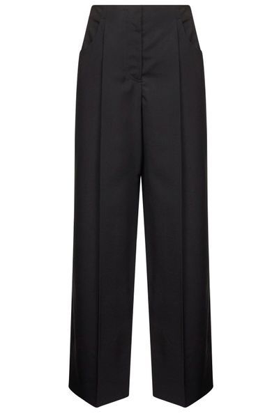 Fendi Pleated Wide-Leg Trousers