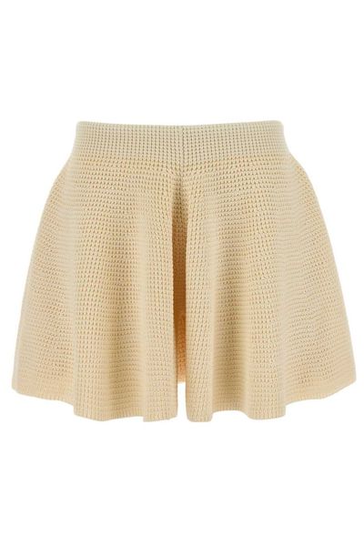 Alaïa Crochet Pleated Shorts