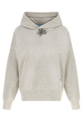 Prada Embellished Long-Sleeved Hoodie
