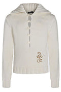 Dolce & Gabbana Logo Embroidered Knitted Jumper