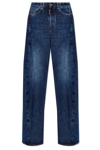 Dsquared2 Loose Twist Wide-Leg Jeans