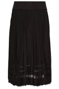3.1 Phillip Lim Lace Insert Midi Pleated Skirt