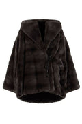 Yves Salomon Belted Hooded Coat
