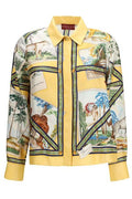 Gucci Printed Twill Long-Sleeve Shirt