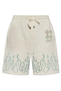 Amiri Ma Quad Flames Sweatshorts